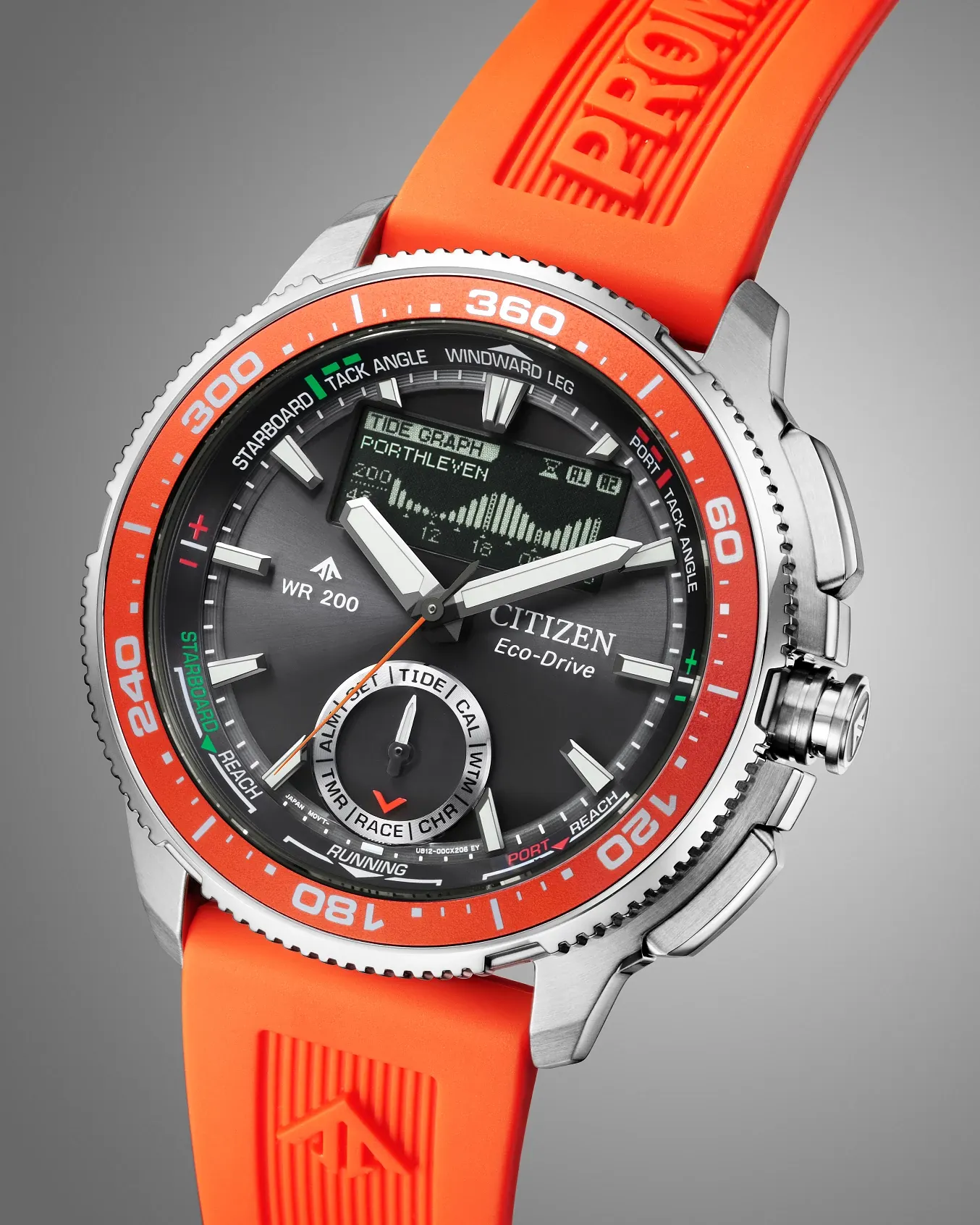Promaster WaveTracker Black Dial BENEBiOL™ PU Strap JV3000-13E